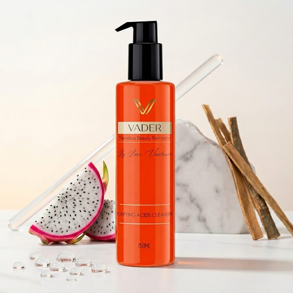 ג’ל ניקוי לפנים עשיר בחומצות לגבר