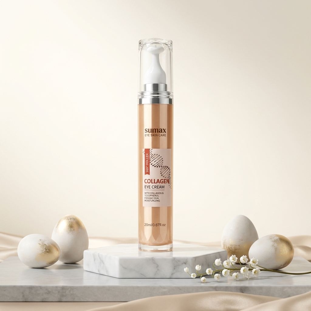 קרם עיניים קולגן עם רולר